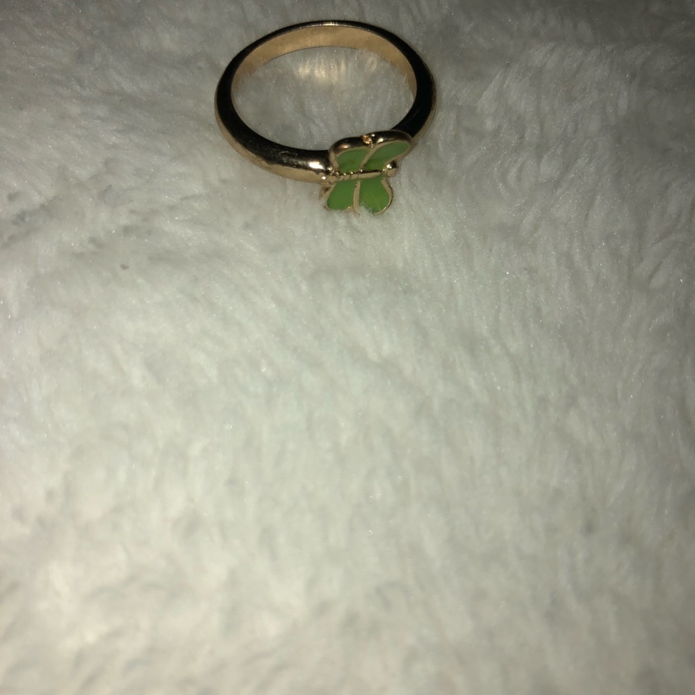 Golden Butterfly ring